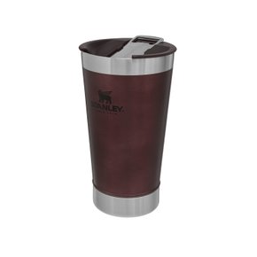 copo termico com tampa 473ml stanley vinho 1