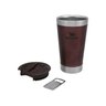 copo termico com tampa 473ml stanley vinho 2